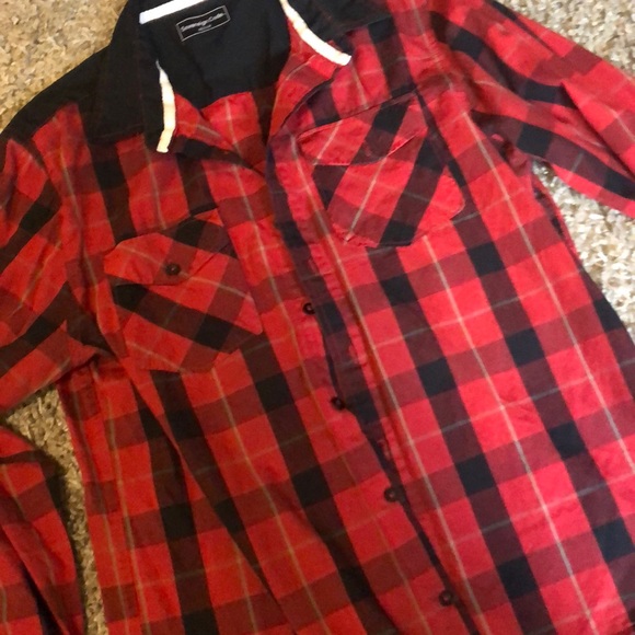 Plaid button down - Picture 2 of 3
